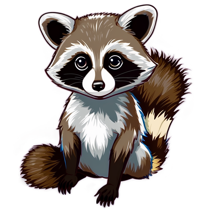 Baby Raccoon Clipart Png 83 PNG image