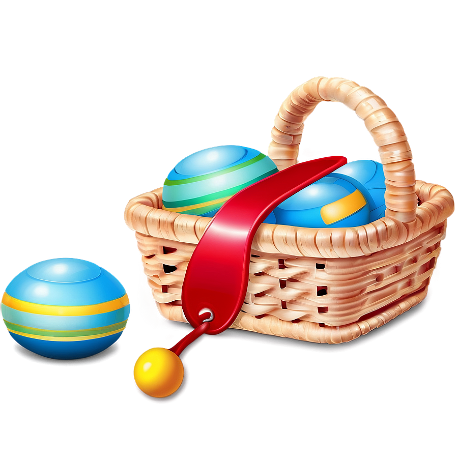 Baby Rattle In Basket Png Pvp97 PNG image