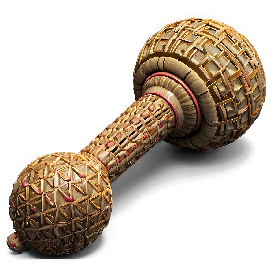 Baby Rattle With Textures Png 06202024 PNG image