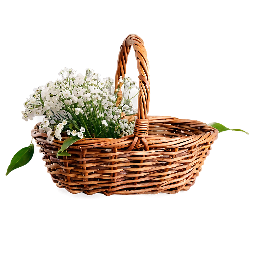 Baby's Breath In Basket Png 47 PNG image