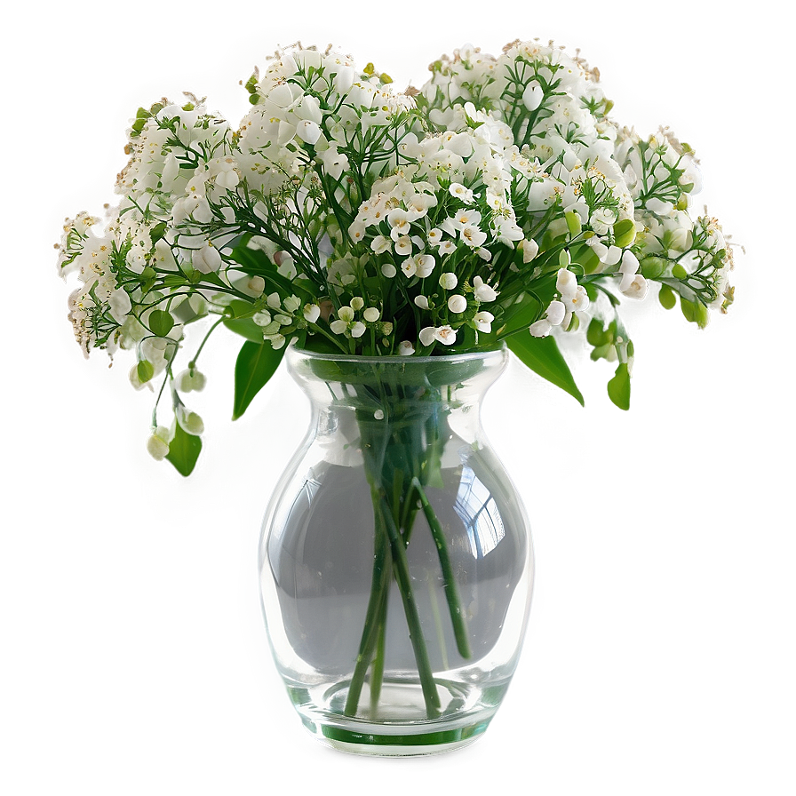 Baby's Breath In Vase Png 21 PNG image