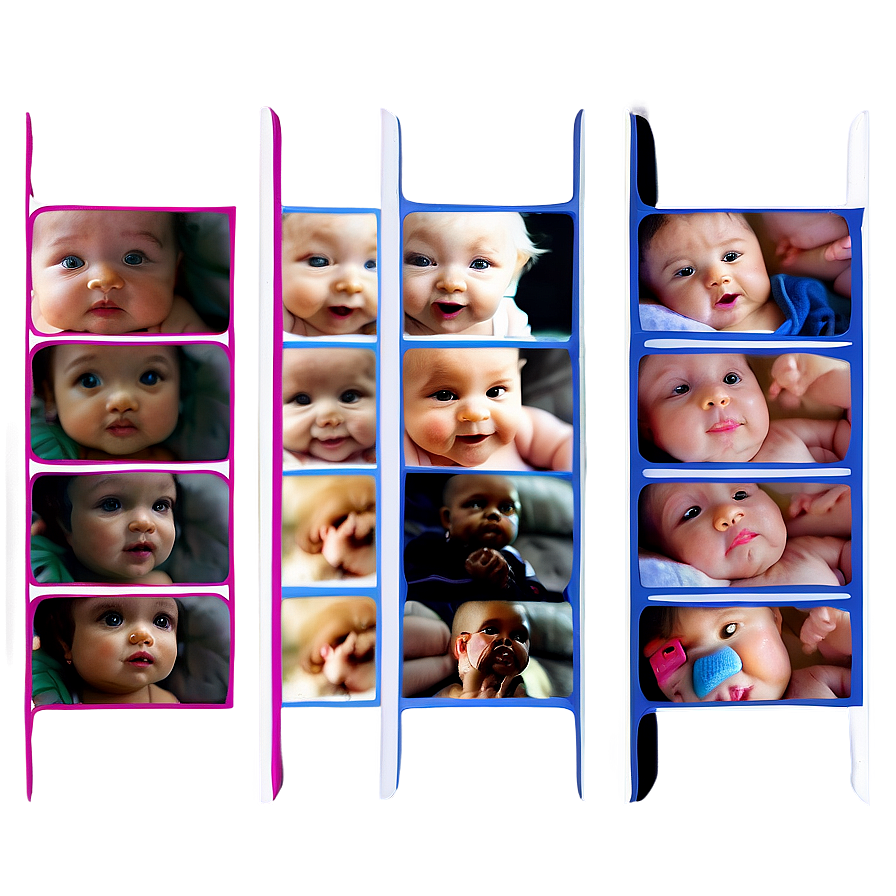 Baby's First Year Photo Strip Png Osl PNG image