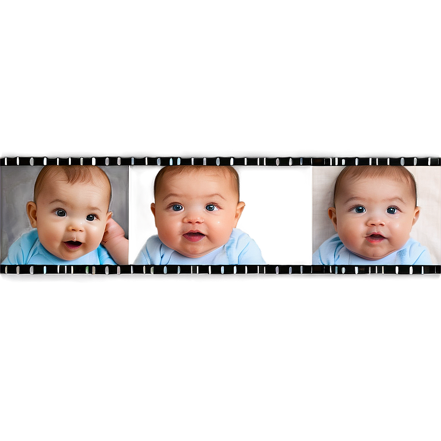 Baby's First Year Photo Strip Png Vsj16 PNG image