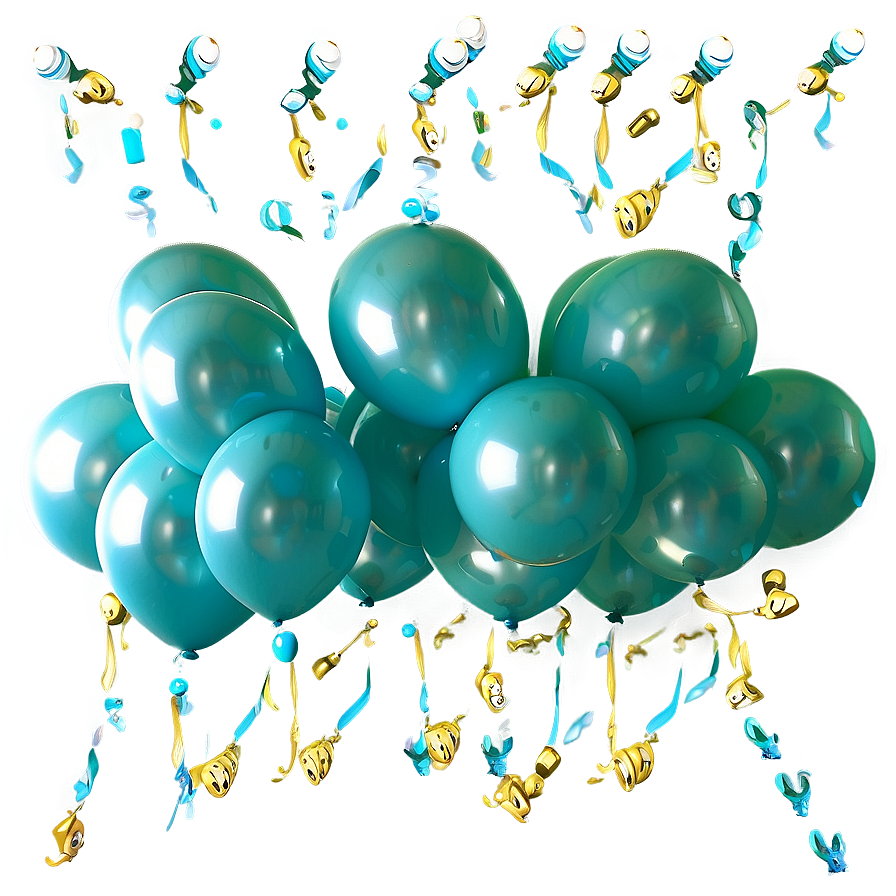 Baby Shower Balloon Garland Themes Png Gid80 PNG image