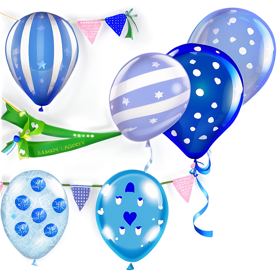 Baby Shower Balloons Clipart Png Pim33 PNG image