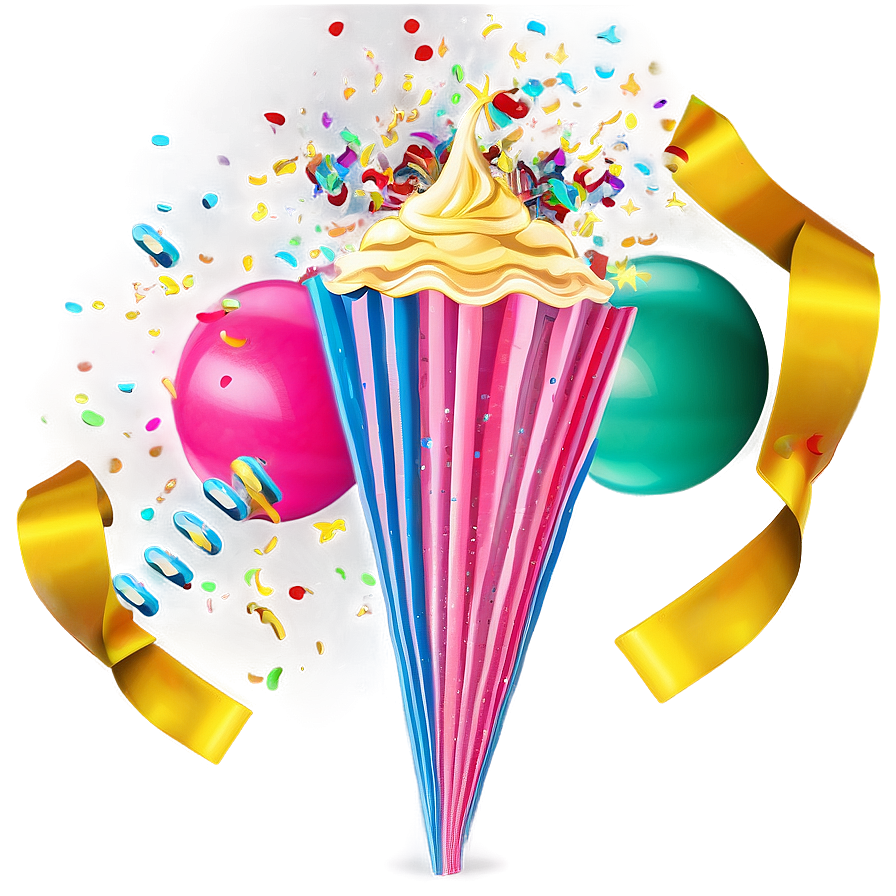 Baby Shower Confetti Popper Png 53 PNG image