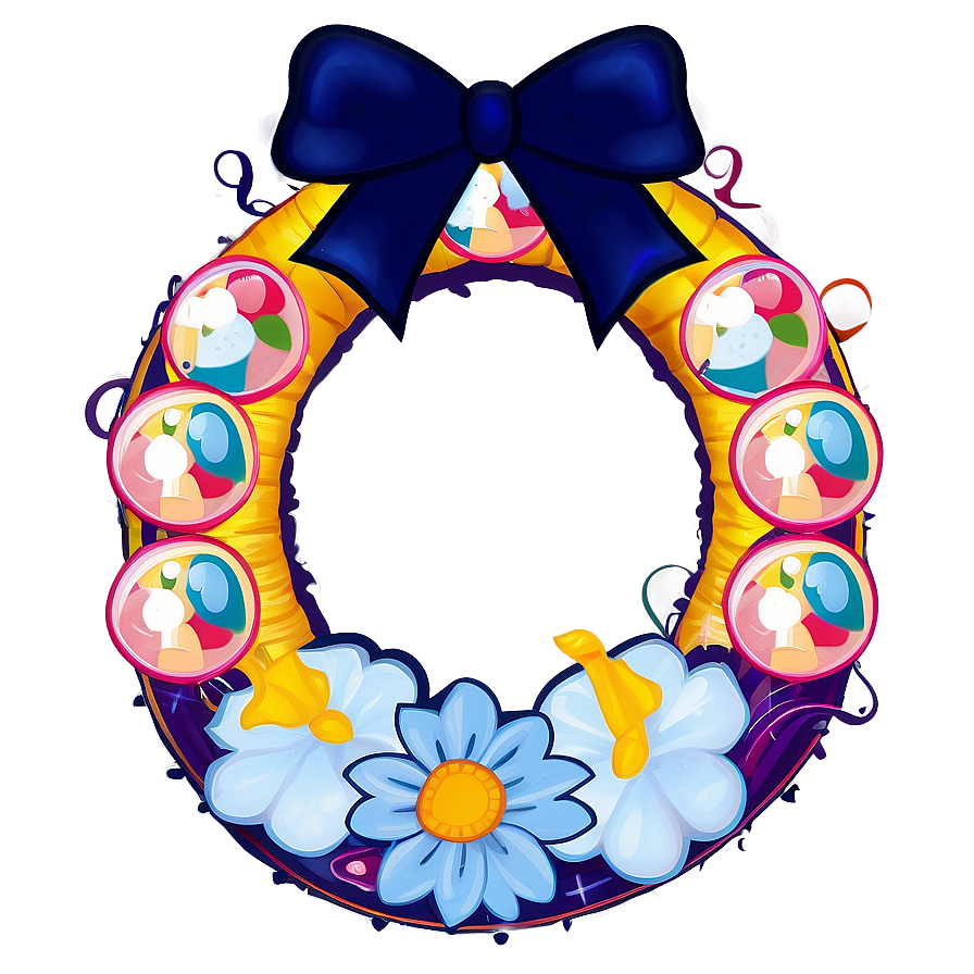 Baby Shower Wreath Png Nmd4 PNG image