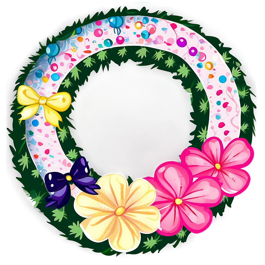 Baby Shower Wreath Png Wyb85 PNG image