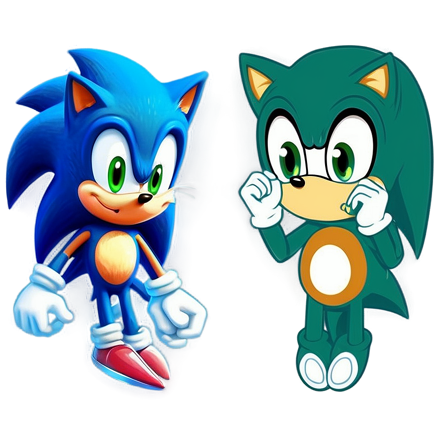 Baby Sonic Cute Png 64 PNG image