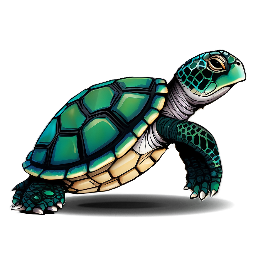 Baby Turtle Illustration Png Hmh PNG image