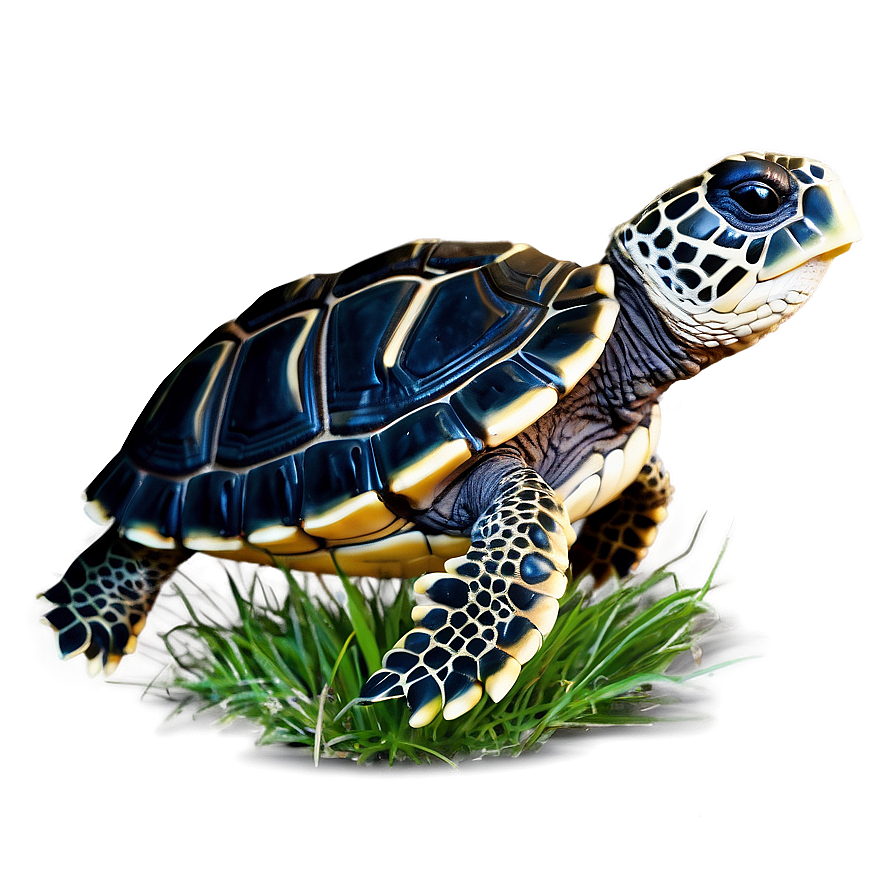 Baby Turtle In Grass Png Swx PNG image