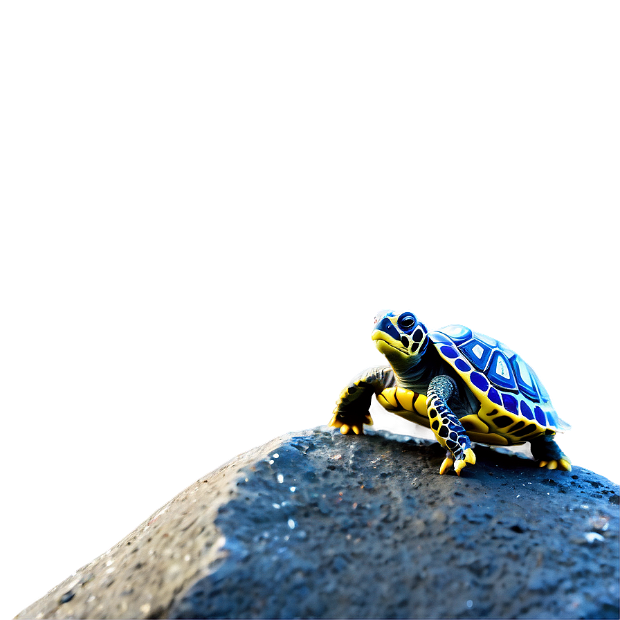 Baby Turtle On Rock Png Oji40 PNG image