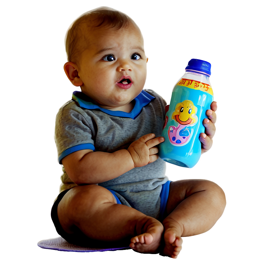 Baby With Bottle Png Nxs PNG image