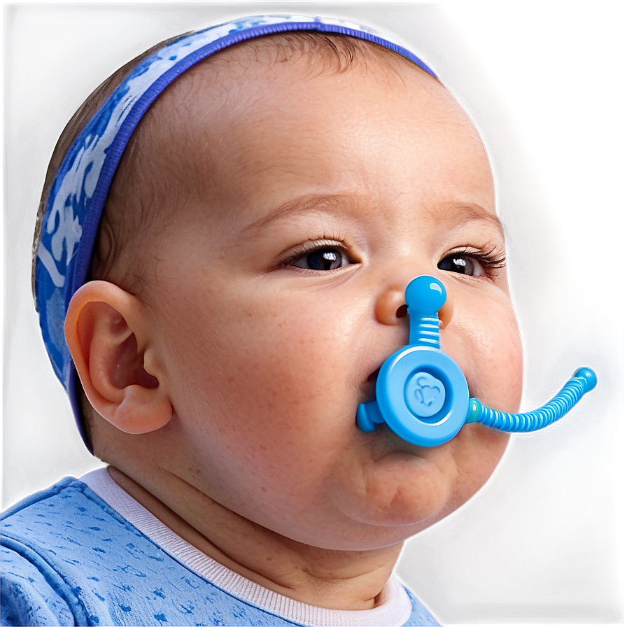 Baby With Pacifier Png 05032024 PNG image