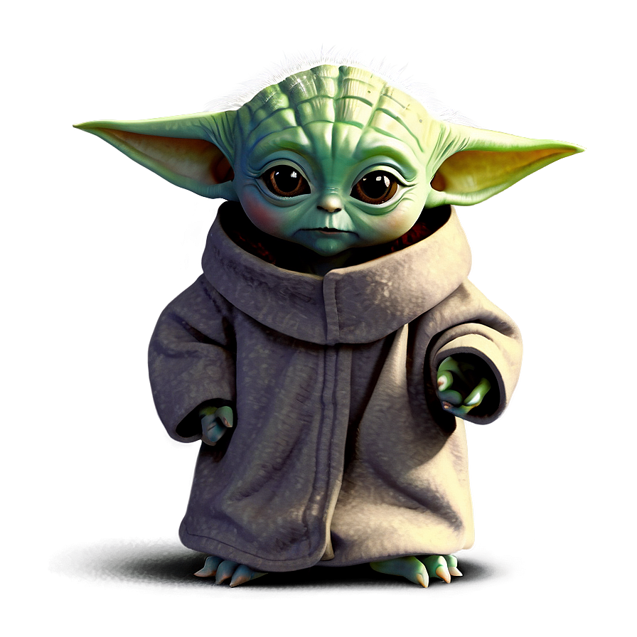 Baby Yoda And Friends Cartoon Png Dpv PNG image