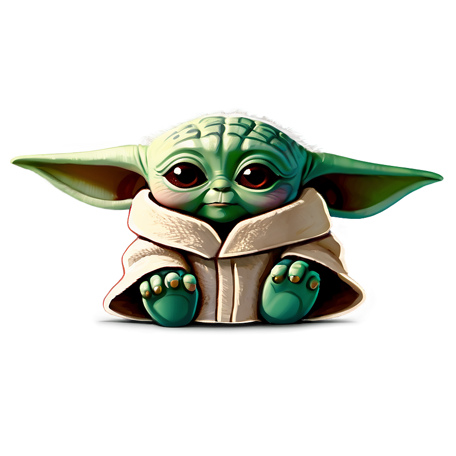 Baby Yoda Animated Png Mxa80 PNG image