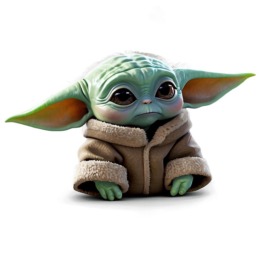 Baby Yoda Christmas Theme Png Wpg PNG image