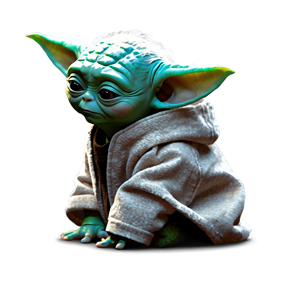 Baby Yoda Sad Expression Png Mub61 PNG image