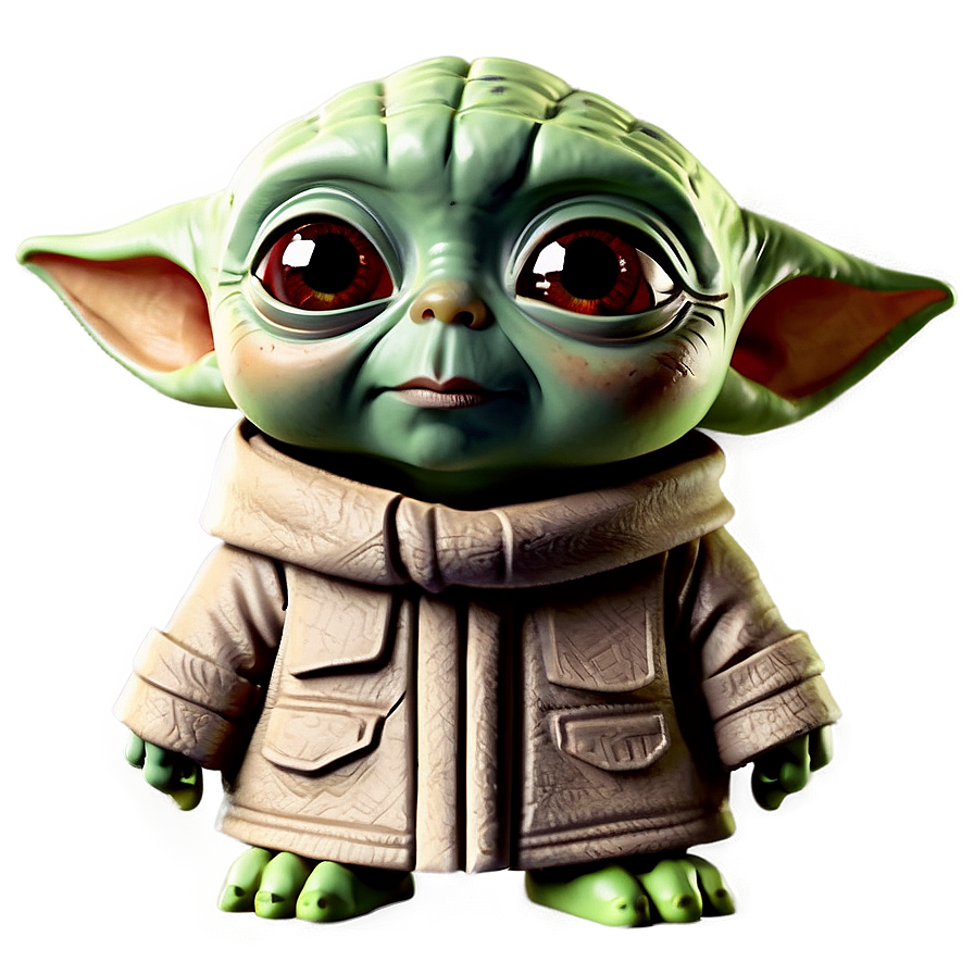 Baby Yoda Space Adventure Cartoon Png Kml PNG image