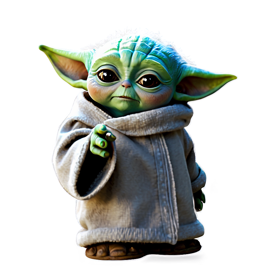Baby Yoda Using The Force Png 05062024 PNG image