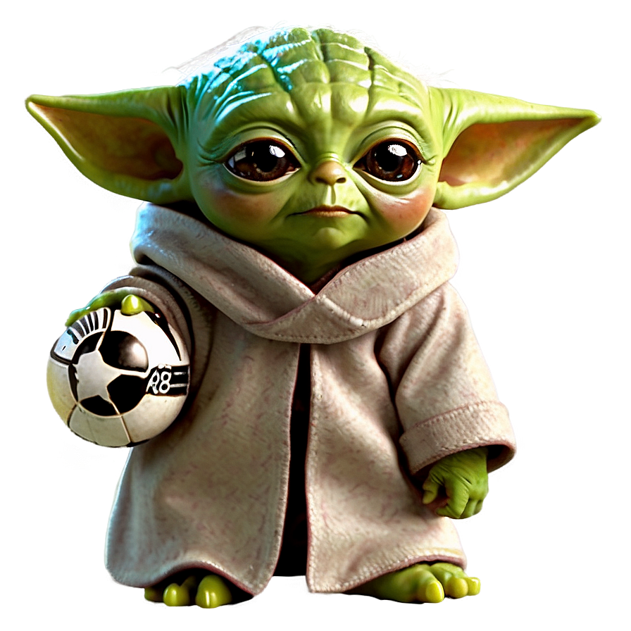 Baby Yoda With Ball Png Xfm13 PNG image