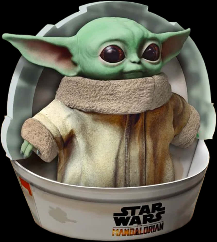 Baby Yodain Pod Star Wars Mandalorian PNG image