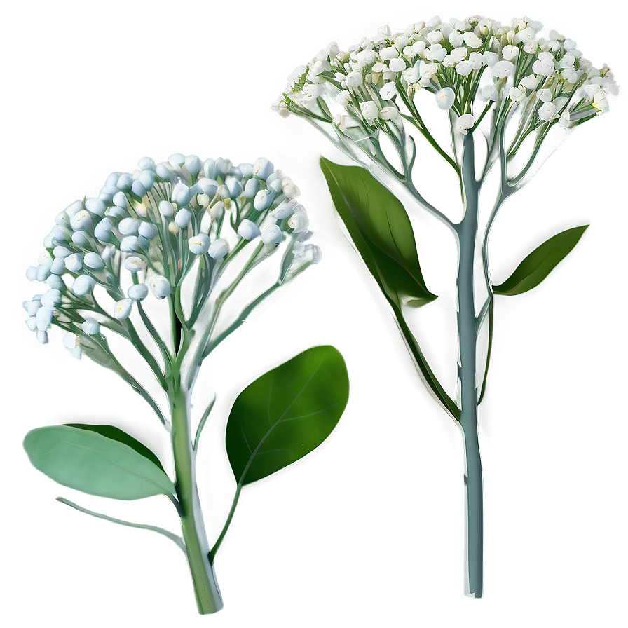 Babys Breath And Eucalyptus Combo Png 06132024 PNG image