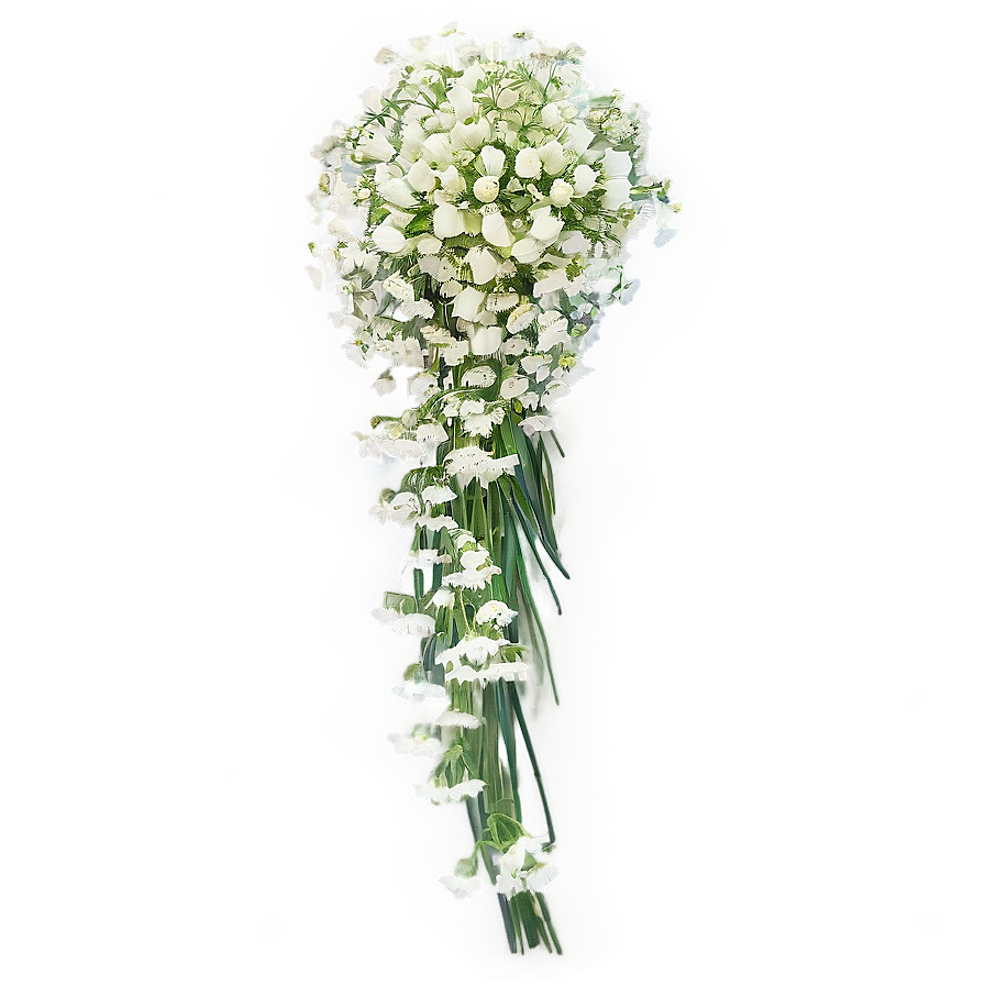 Babys Breath Cascading Bouquet Elegance Png 06132024 PNG image