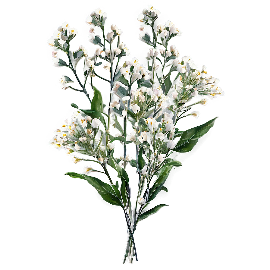 Babys Breath Fairy Lights Decor Png 86 PNG image