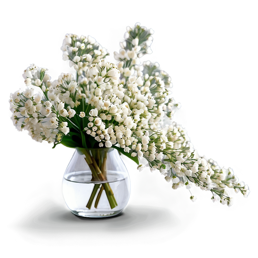 Babys Breath In Vase Png Kvk4 PNG image