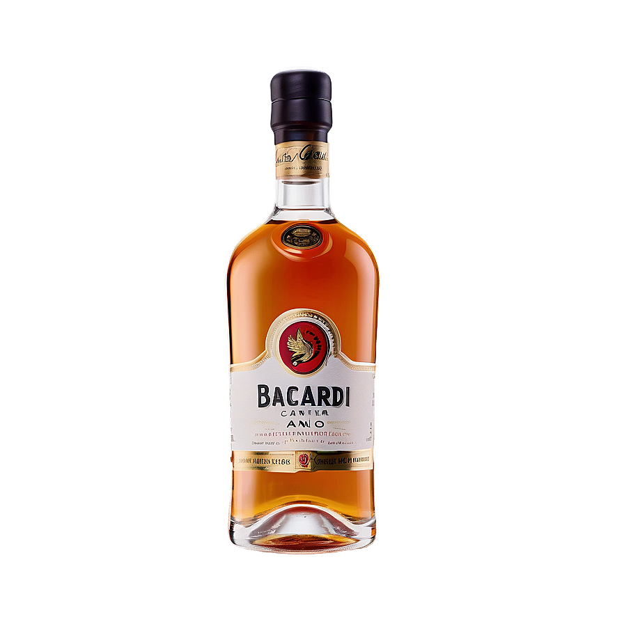 Bacardi Anejo Cuatro Png Man PNG image