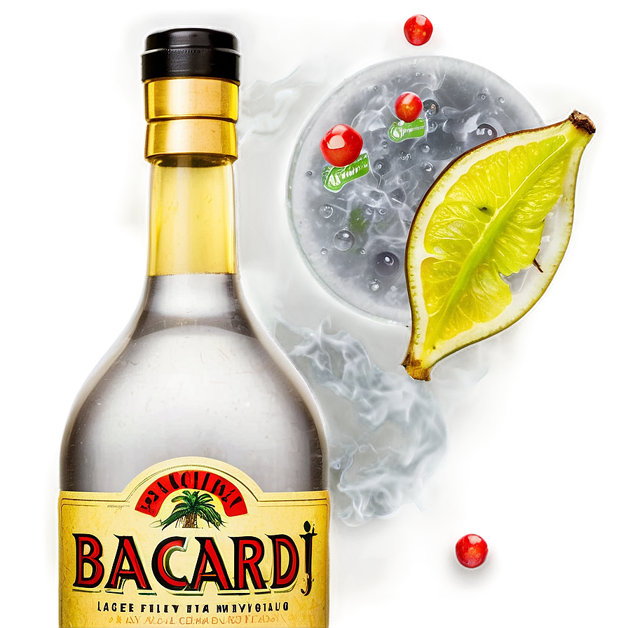 Bacardi D PNG image