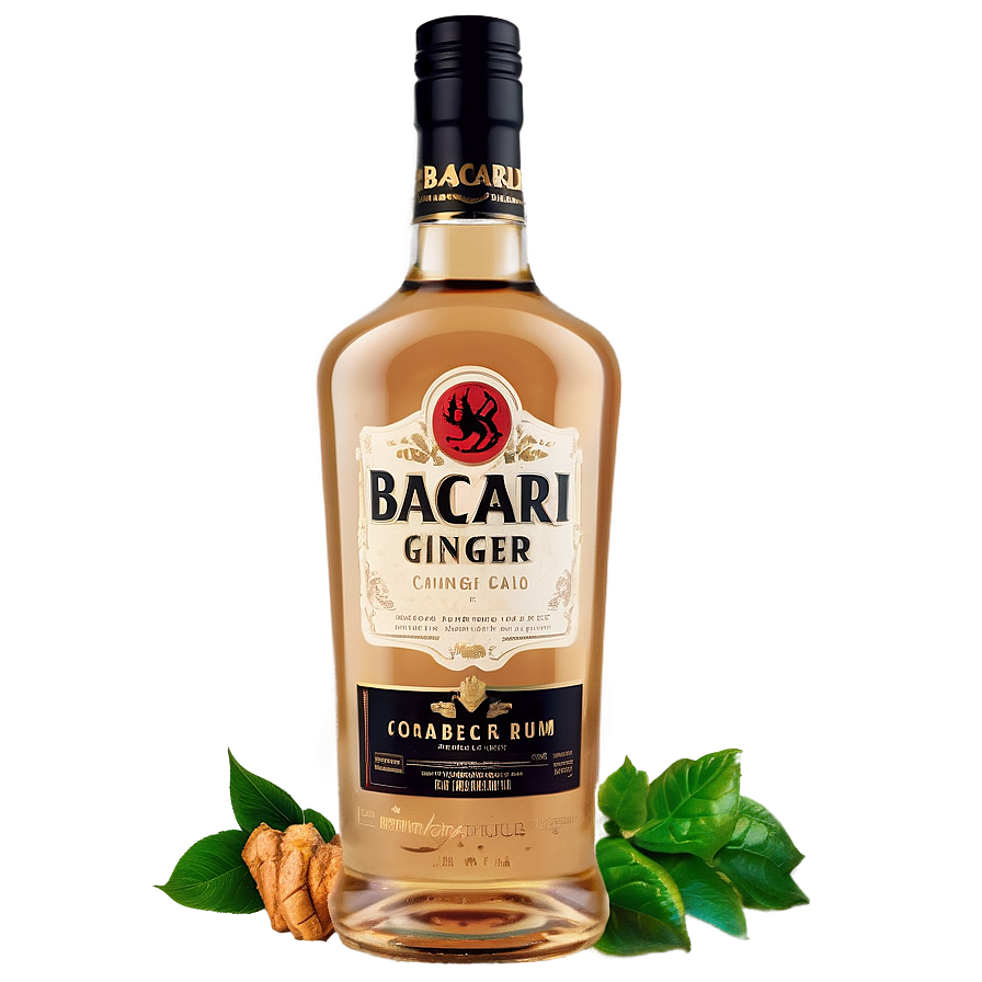 Bacardi Ginger Rum Png Pyr PNG image