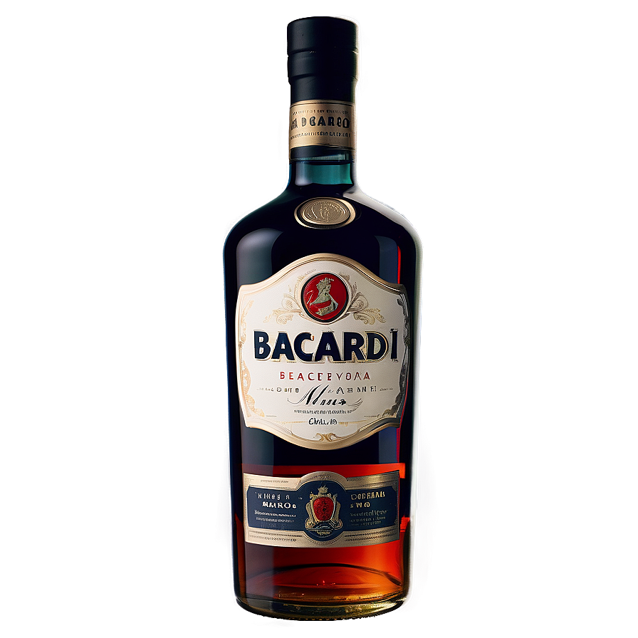 Bacardi Gran Reserva Maestro Png 06282024 PNG image