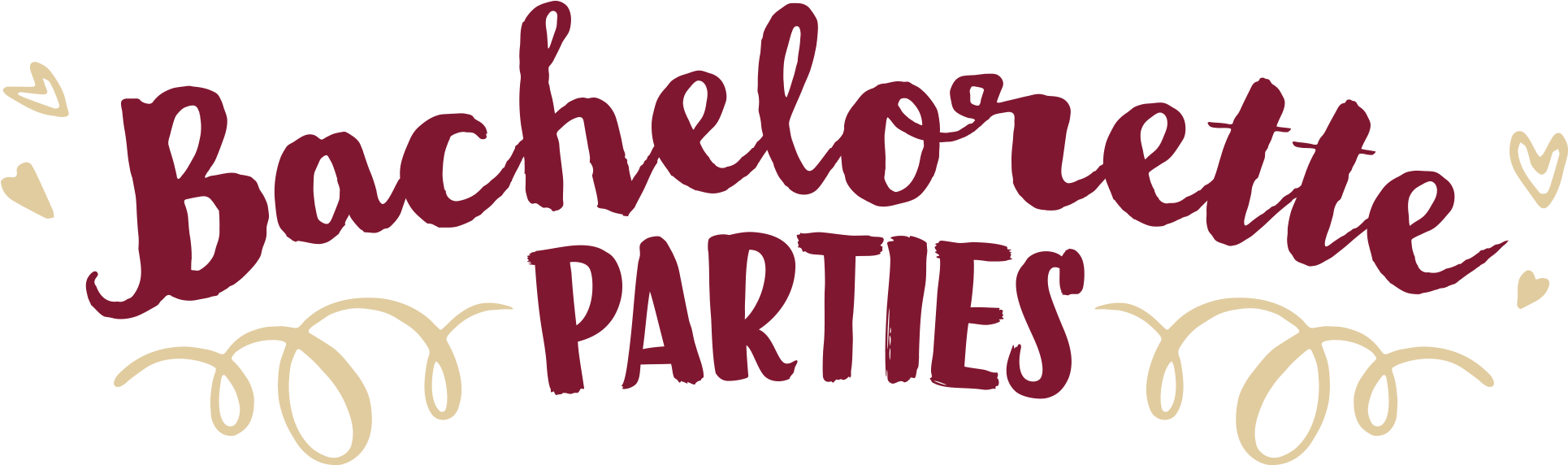 Bachelorette Parties Calligraphy PNG image