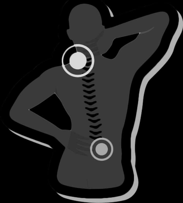 Back Pain Icon Graphic PNG image