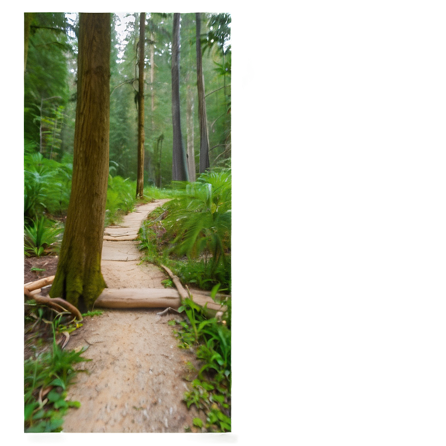 Back-to-nature Hiking Trail Png 06202024 PNG image