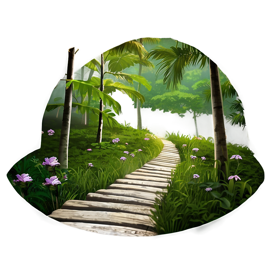 Back-to-nature Hiking Trail Png 96 PNG image