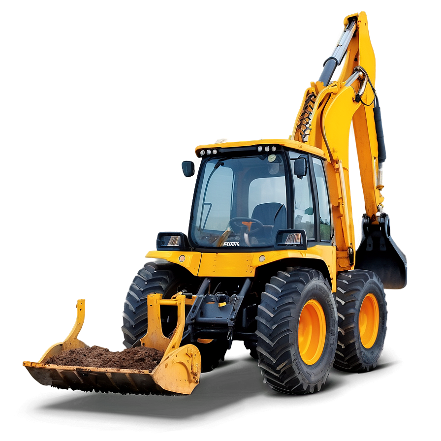 Backhoe Digging Machine Png Svb PNG image