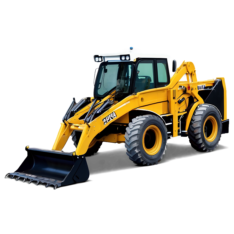 Backhoe For Earthmoving Png Jpj PNG image