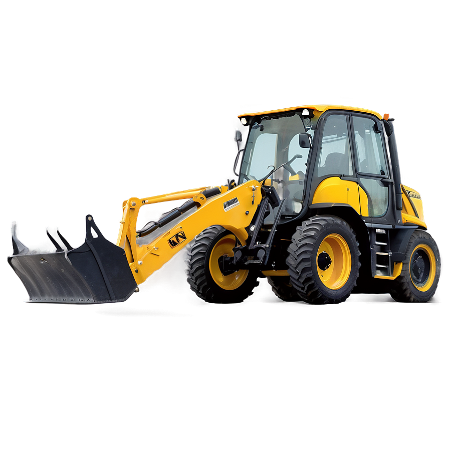 Backhoe Loader In Action Png 48 PNG image