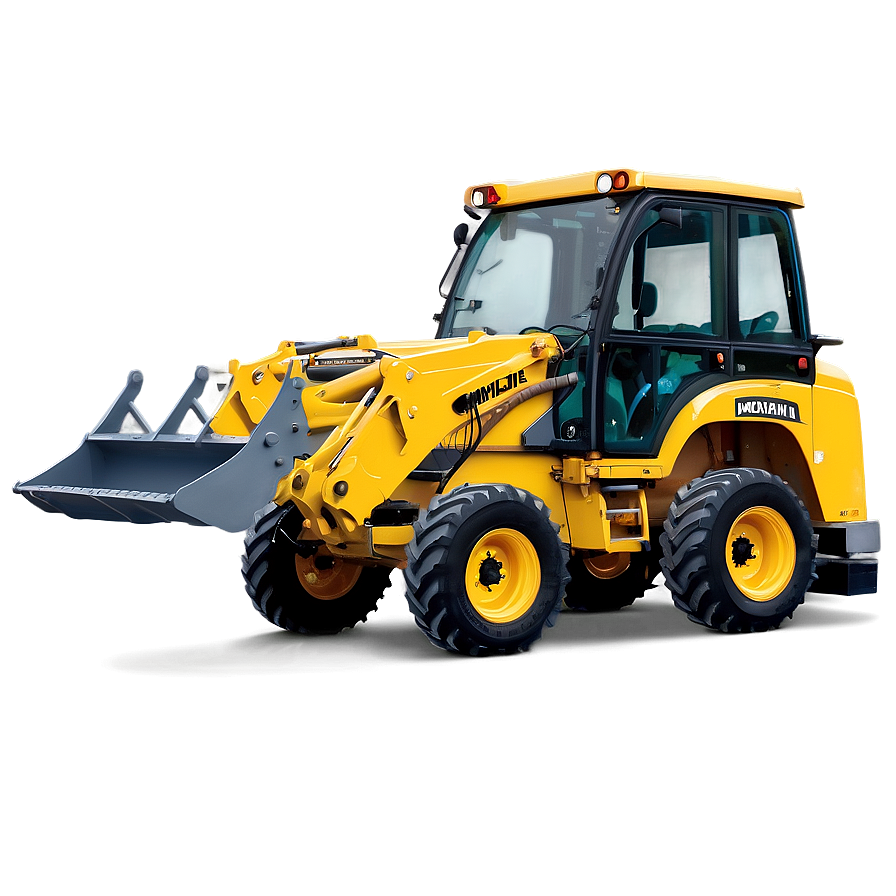 Backhoe Worksite Vehicle Png 12 PNG image