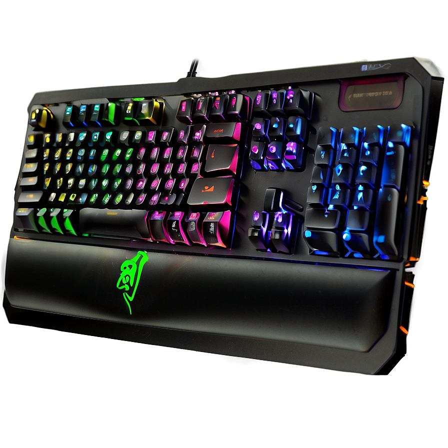 Backlit Gaming Keyboard Png 06122024 PNG image