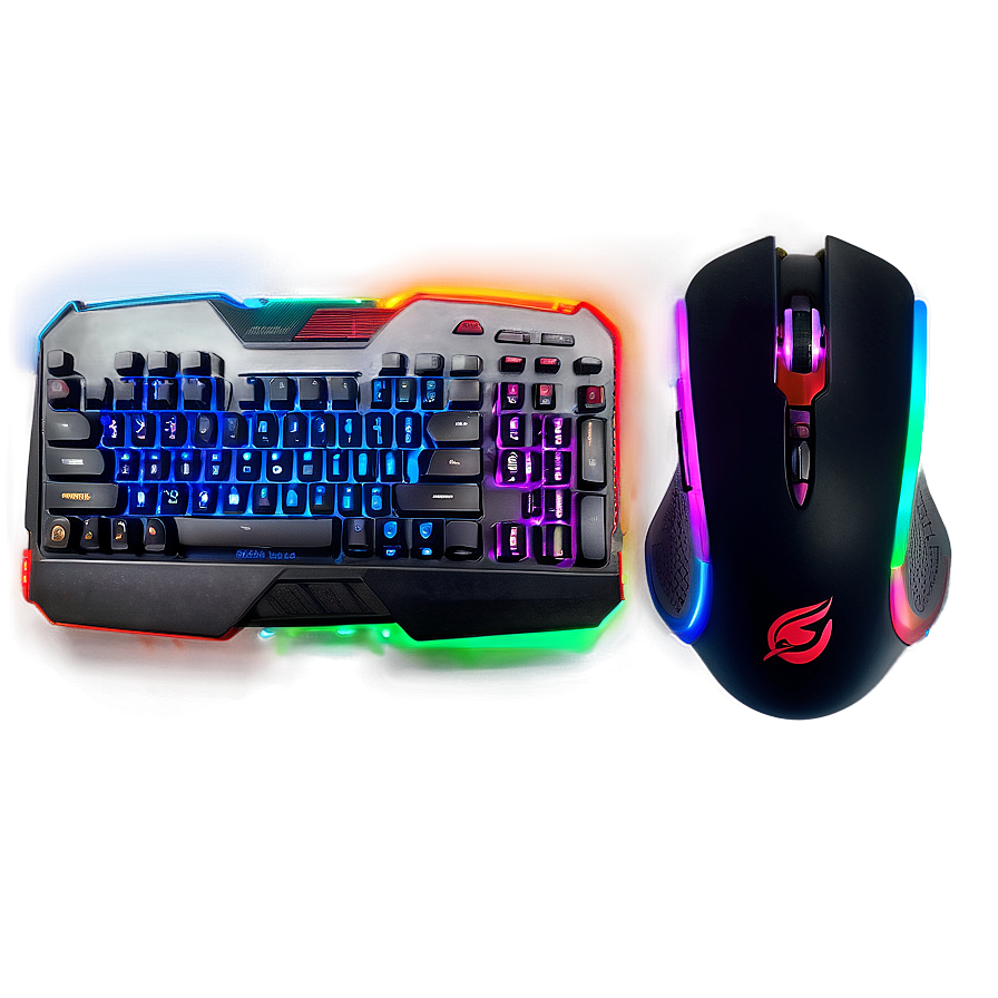 Backlit Keyboard And Mouse For Gamers Png Xgv81 PNG image