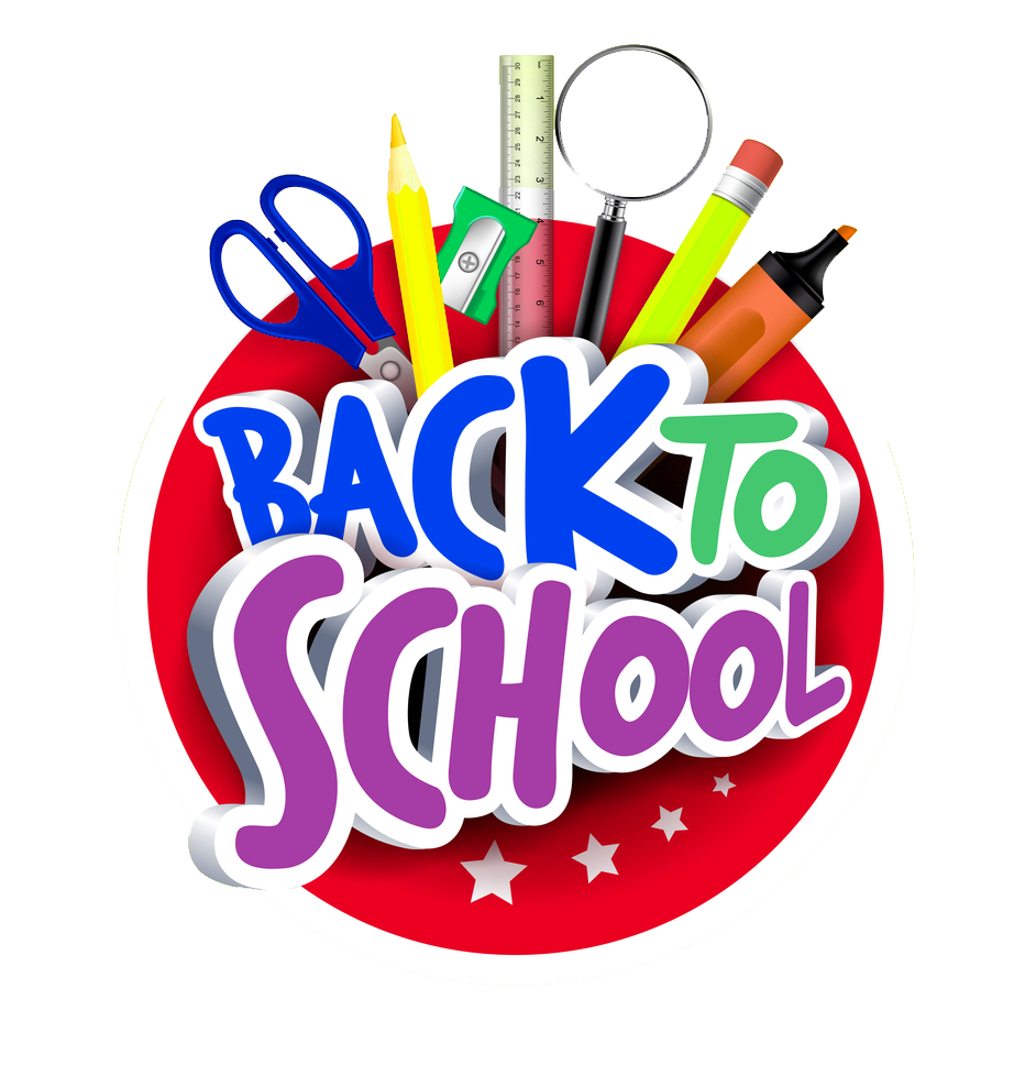 Backto School Supplies Graphic PNG image