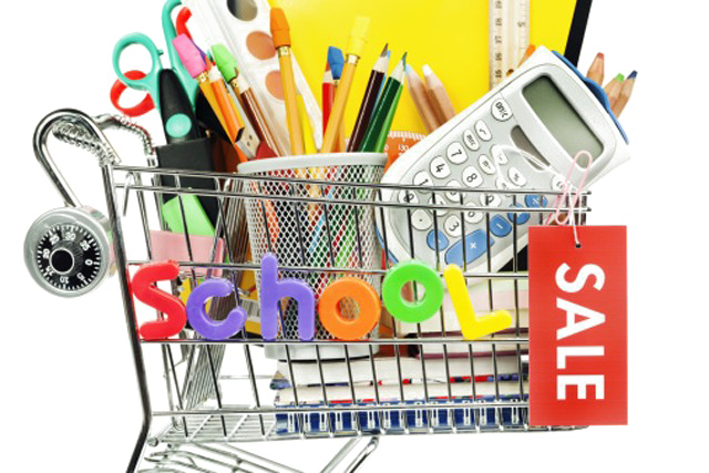 Backto School Supplies Sale PNG image