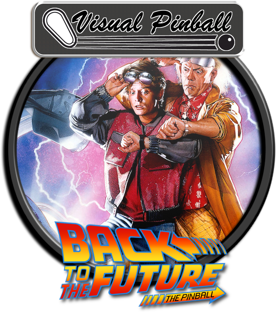 Backtothe Future Pinball Artwork PNG image