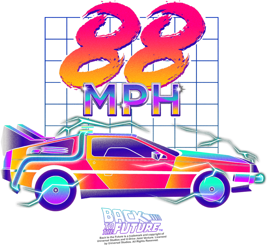 Backtothe Future88 M P H Delorean PNG image