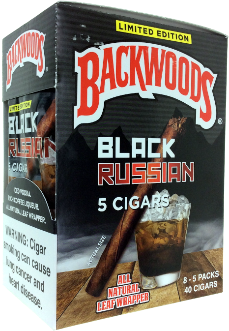 Backwoods Black Russian Limited Edition Cigars PNG image