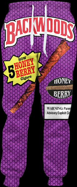 Backwoods Honey Berry Cigar Pants Design PNG image